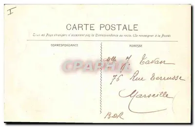 Avignon - Rocher des Doms - La Vénus aux Hirondelles — Quenae Fot. Marselha, n° 1135 — Verso