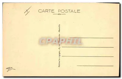 Aix-en-Provence — A Madeleine e a Place des Précheurs — Edição La Cigogne, Marselha — Verso