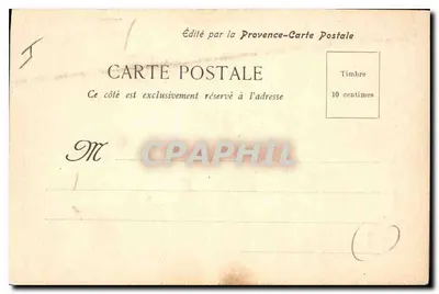 Aix - La Place des Précheurs — Monument obélisque avec aigle — Éditée par la Provence-Carte Postale — Verso