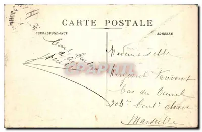 Aix-en-Provence — Igreja da Madeleine — editor V.I.T. n°35 — Verso