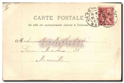 Aix-en-Provence — Igreja da Madeleine — Praça dos pregadores — Gernanet, editor, Aix — Verso