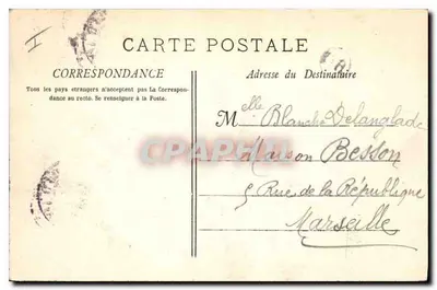 Umgebung von Aix-en-Provence — Zola-Damm — Sammlung C. N. — Rückseite