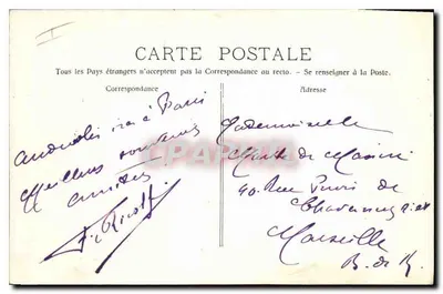 Cerca de Aix-en-Provence — Barragem François Zola — Coleção Jaussaud - Rix — Verso