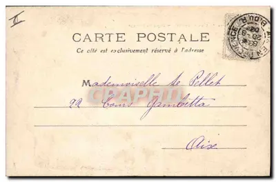 Dintorni di AIX-EN-PROVENCE — Dighe del Digetto — Collezione G.M. — Verso