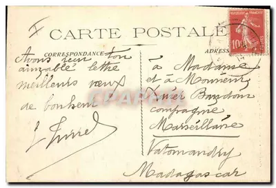 Aix-en-Provence — Katedra św. Małgorzaty — J. B. Bouis, Wyd. — Rewers