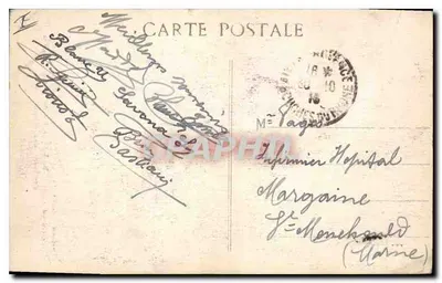 Aix-en-Provence — Igreja da Magdalena e Fontaine dos Preletores — Coleção T. Martinet — Verso