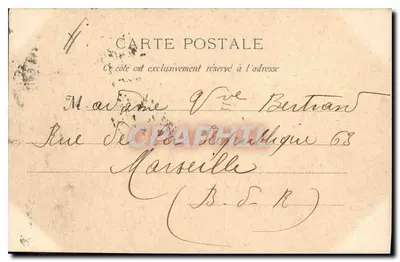 Aix-en-Provence — Chiesa di Santa Maddalena e monumento obelisco — editore sconosciuto — Verso