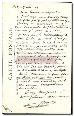 Nossa Senhora de La Seds d'Aix — Diante da Igreja — Verso