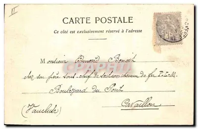 AIX-en-PROVENCE - O Pequeno Seminário - Fachada interna — C. Martinet, editor — Verso