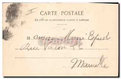 Aix-en-Provence — Pequeno Seminário — C. Martinet, editor — Verso