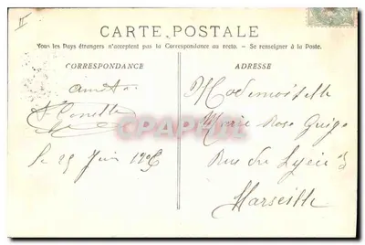 Aix-en-Provence - Arquidiocese - Salão dos Gobelins — Coleção C.M. — Verso