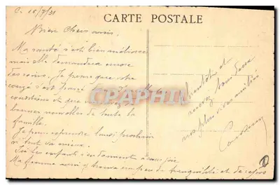 Aix-en-Provence — Iglesia de San Juan de Malta — editor Vauguy, n° 201 — Reverso