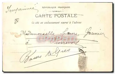 Aix-en-Provence — Estátua de Mirabeau — E. Jaussaud Editor - 10 — Verso