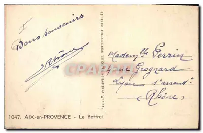 Aix-en-Provence — O Sino — Rella — Verso