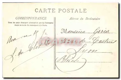 Aix-en-Provence - Archevêché - O salão dos Gobelins — Editor Bourrelly — Verso
