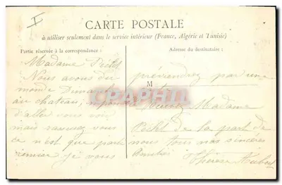 Aix-en-Provence — Parque do Castelo de Lanfant — A Avenida dos Plataneiros — Germanet, Editor — Verso