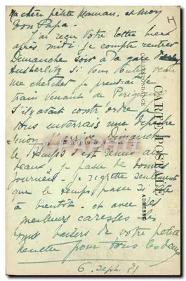 Arcachon — Falujące fale nad Villami — C.B. — nr 112 — Rewers