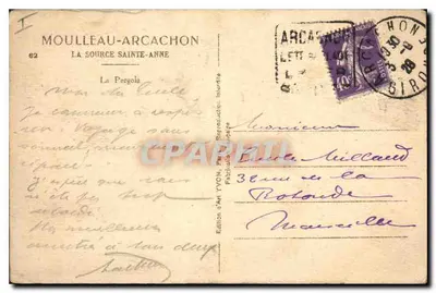 La Pergola — Moulleau-Arcachon — Wydawnictwo Artystyczne Yvon — Rewers