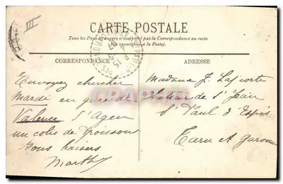 Arcachon — Rybactwo z sieci — Côte d'Argent — Rewers