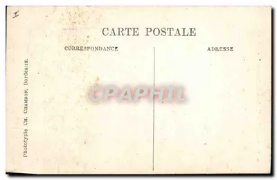 Bordeaux — Ruiny Pałacu Galliena — C.B. — Rewers