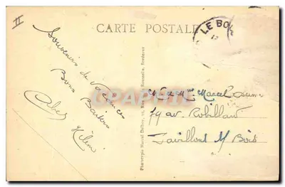 Bordeaux — Wzdłuż nabrzeży Bacalan — Nobled, n°117 — Rewers