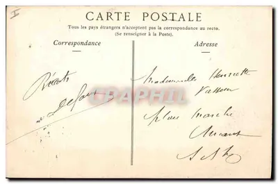 Bordeaux — Wnętrze świątyni Kościoła Świętego Andrzeja — kolekcja ND. Fot. nr 48 — Rewers