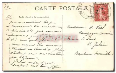 Bordeaux — Kolumny Rostrale i Pomnik Girondyn — C. B. — Rewers