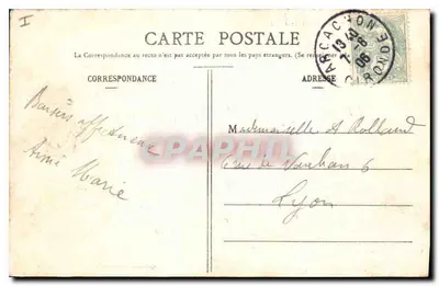 Bordeaux - Catedral de San Andrés — Colección Gorce, foto-editor, Talence (Gironde) — Reverso