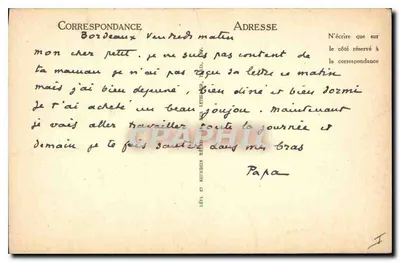 Bordeaux — Gołębie i Wieża Pey-Berland — LL — Rewers