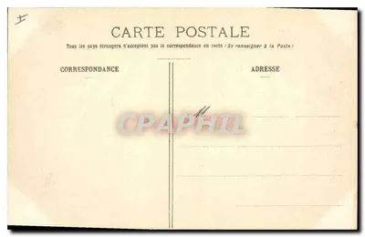Bordeaux - Het Bordelais Park — uitzicht op het meer met buste op zuil — uitgever BR, nr. 281 — Achterkant