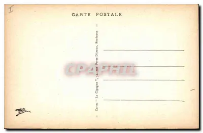 Bordeaux — Wydział Literatury i Nauk — wydawca La Cigogne, n° 102 — Rewers