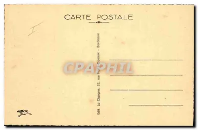 Bordeaux — Jardins e Terrasses sobre os Quais — Editor La Clogne, n°40 — Verso