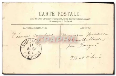Bordeaux - Plac Quinconces - Pomnik Girondynów - BR-628 — Rewers