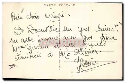 Deauville, a Praia Florida - Hotel Royal (G. Wybo, arquiteto) — Verso