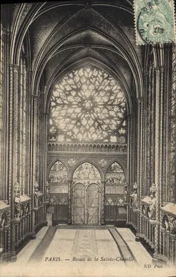 PARIS — Rosace da Santa Capela — ND Poot