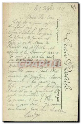 Ansicht von Nieuport nach dem letzten Bombenangriff — Europäischer Krieg — Visé Paris n°570 — Rückseite