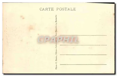 Statua Mireille w Les Saintes-Maries-de-la-Mer — Camargue — Wydawca Charles Aprin — Rewers