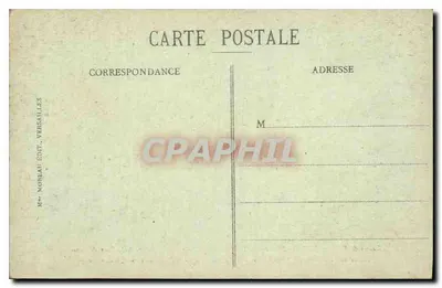 Palacio de VERSAILLES - Galería de los Espejos - Sala de la firma de la Paz de 1919 — Reverso