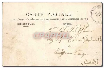 NANCY - Pałac Uniwersytetu — Dahlmanns, n°313 — Rewers