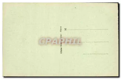 Macon — Estátua de Lamartine (obra de Falguière) inaugurada em 1878 — Verso