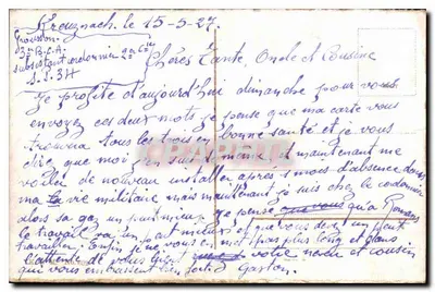 Mayence — Widok na Rzeczę z łodziami pasażerskimi — wydawca nieznany — Rewers