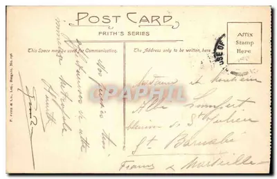 Londyn, Admiralty Arch — widok monumentalnej arki — seria Frith's, nr 79 — Rewers
