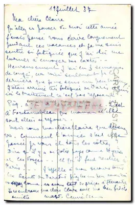 Plombières-les-Bains — Lago do Parque Nacional — Edição Ch. Renaud, n° 3672 B — Verso