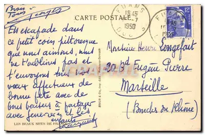 Consolation — Widok z Roche du Prétré — Braun & Cie, Wyd. Wiltzhouse-Dornach — Rewers