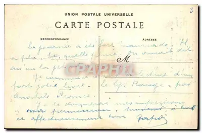 Montereau - La espada de Juan Sin Miedo en la iglesia — Colección J. D. — Reverso