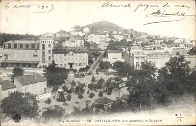 Puy-de-Dôme — 168 - CHATELGUYON, Vista geral, o Calvário — M.T. L.
