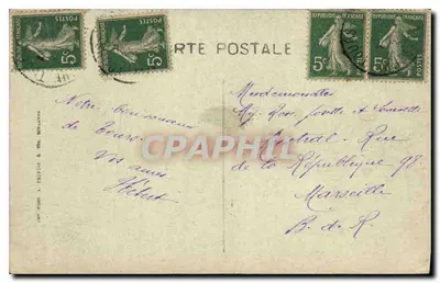 Tours (Indre-et-Loire) — Hotel Gouin, editor A.P. n°17 — Verso