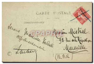 LYON — Plac Republiki i Pomnik Carnota — E.ii. — Rewers