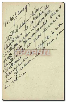Vichy — Jardins do Casino — Edição L. O. n°36 — Verso