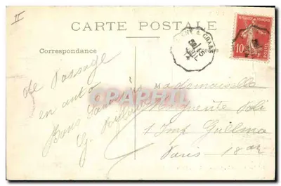 Magny-en-Vexin (S.-et-O.) — Widok na Szpital św. Anny — Wydawnictwo A. Martin & Cie, Paryż — Rewers